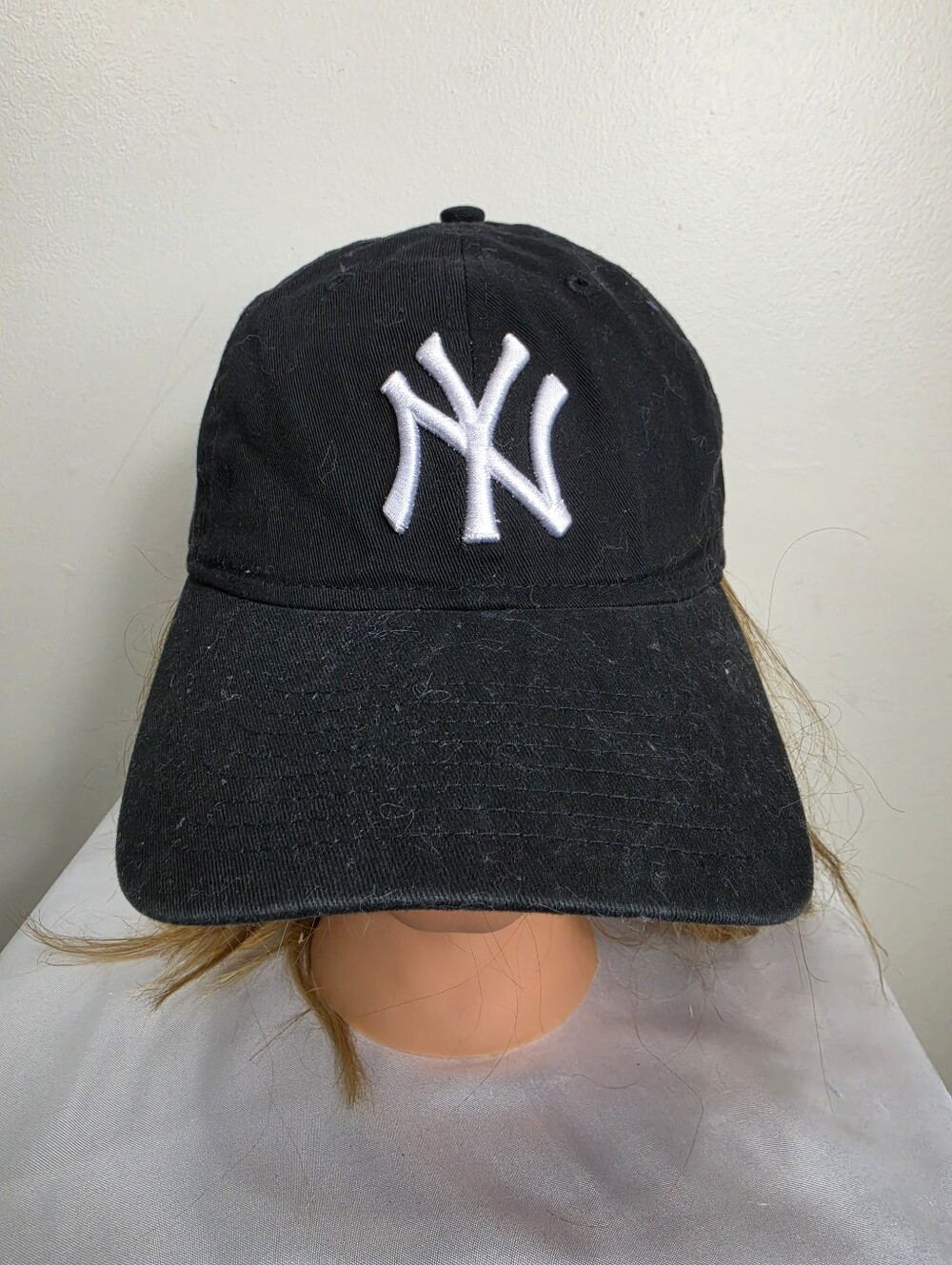 New Era Black Baseball Cap with White NY Emblem